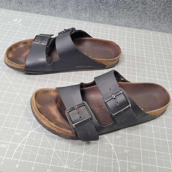 Birkenstock Other - Birkenstock Arizona Shoes Mens Size 9 Leather Sandals Slide Comfort Germany